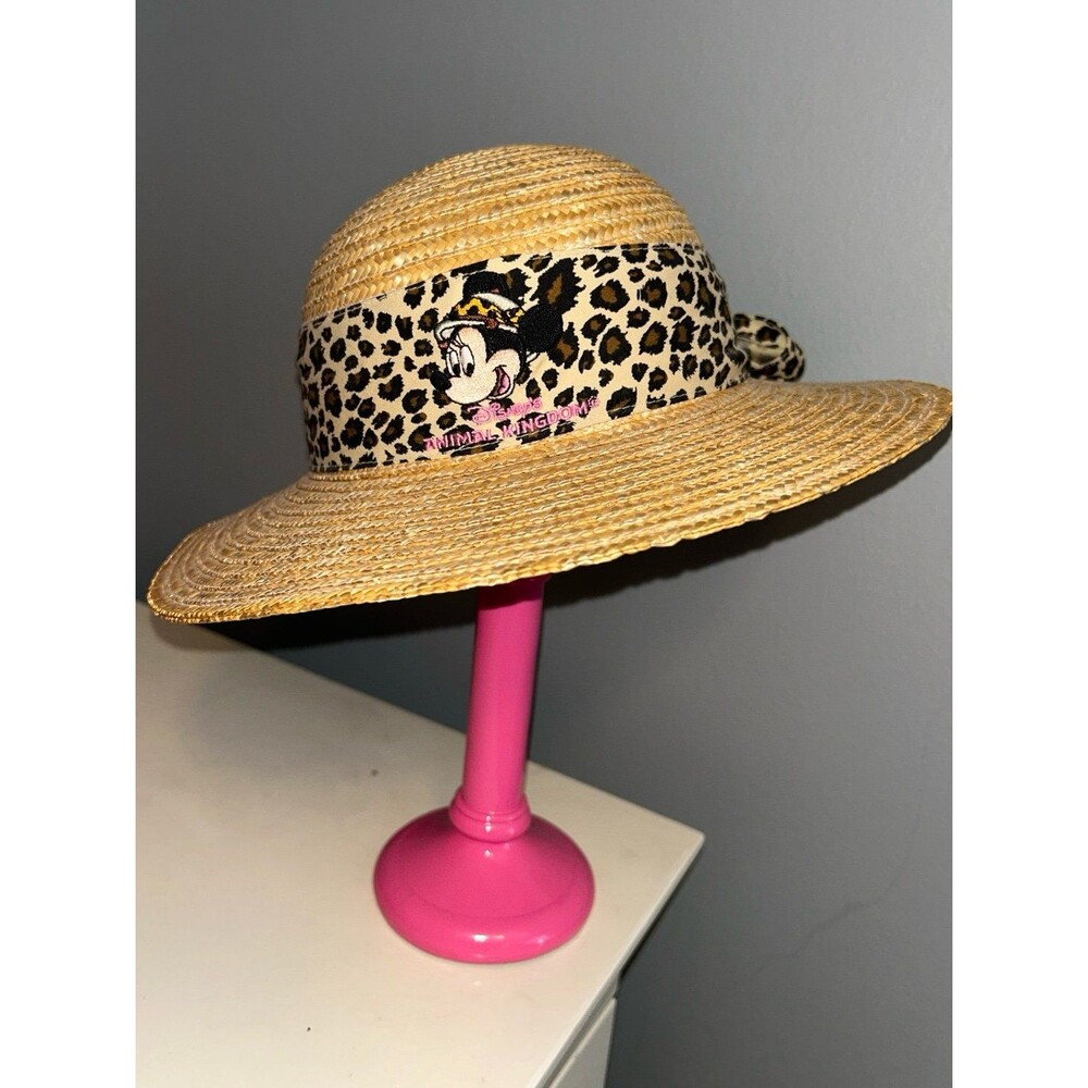 Disney Animal Kingdom Minnie, mouse Straw Safari Hat Girls